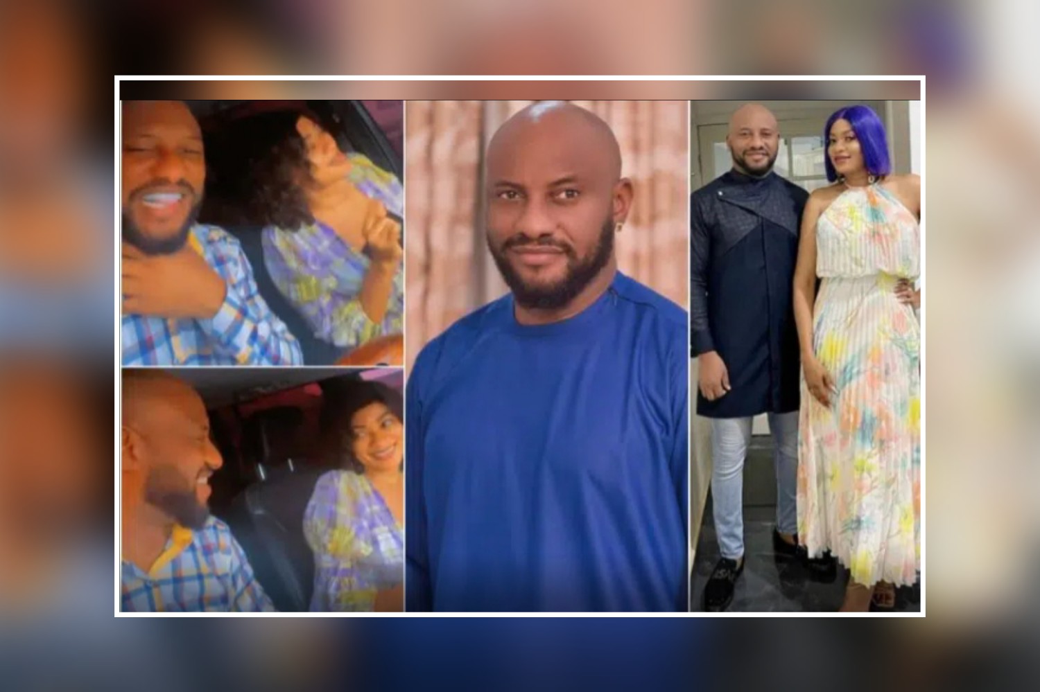 Actor Yul Edochie and wife reunite