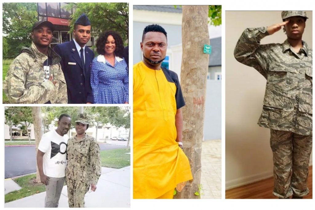 4 Nigerian celebrities with children in the United States military