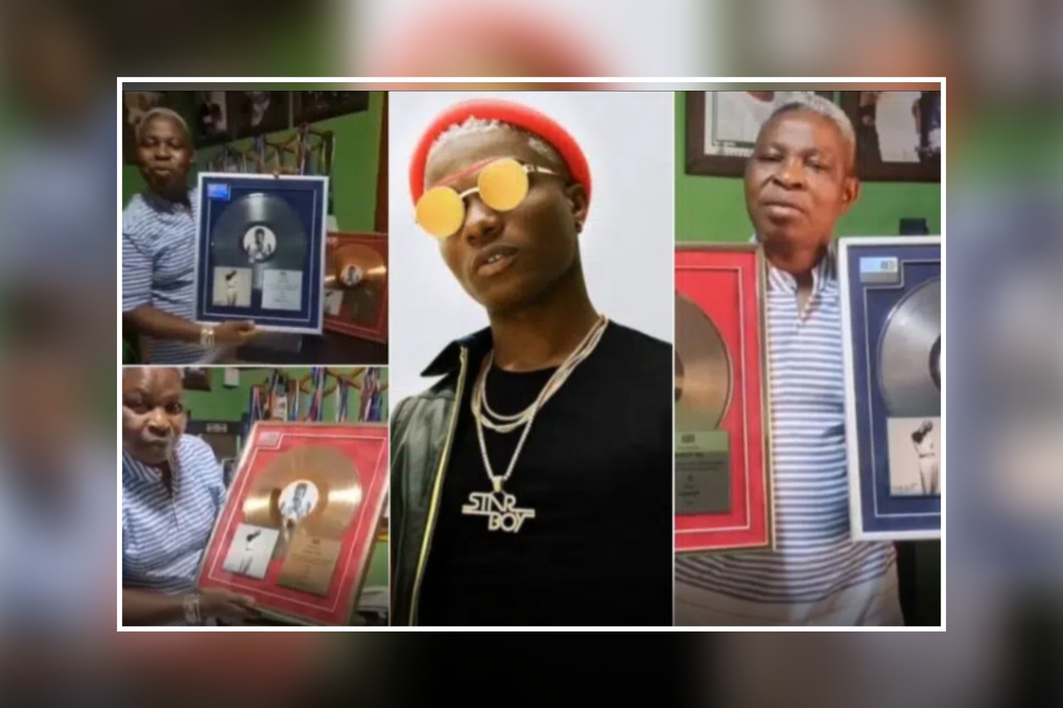 Wizkid’s manager, Sunday Are receives UK silver and gold plaques