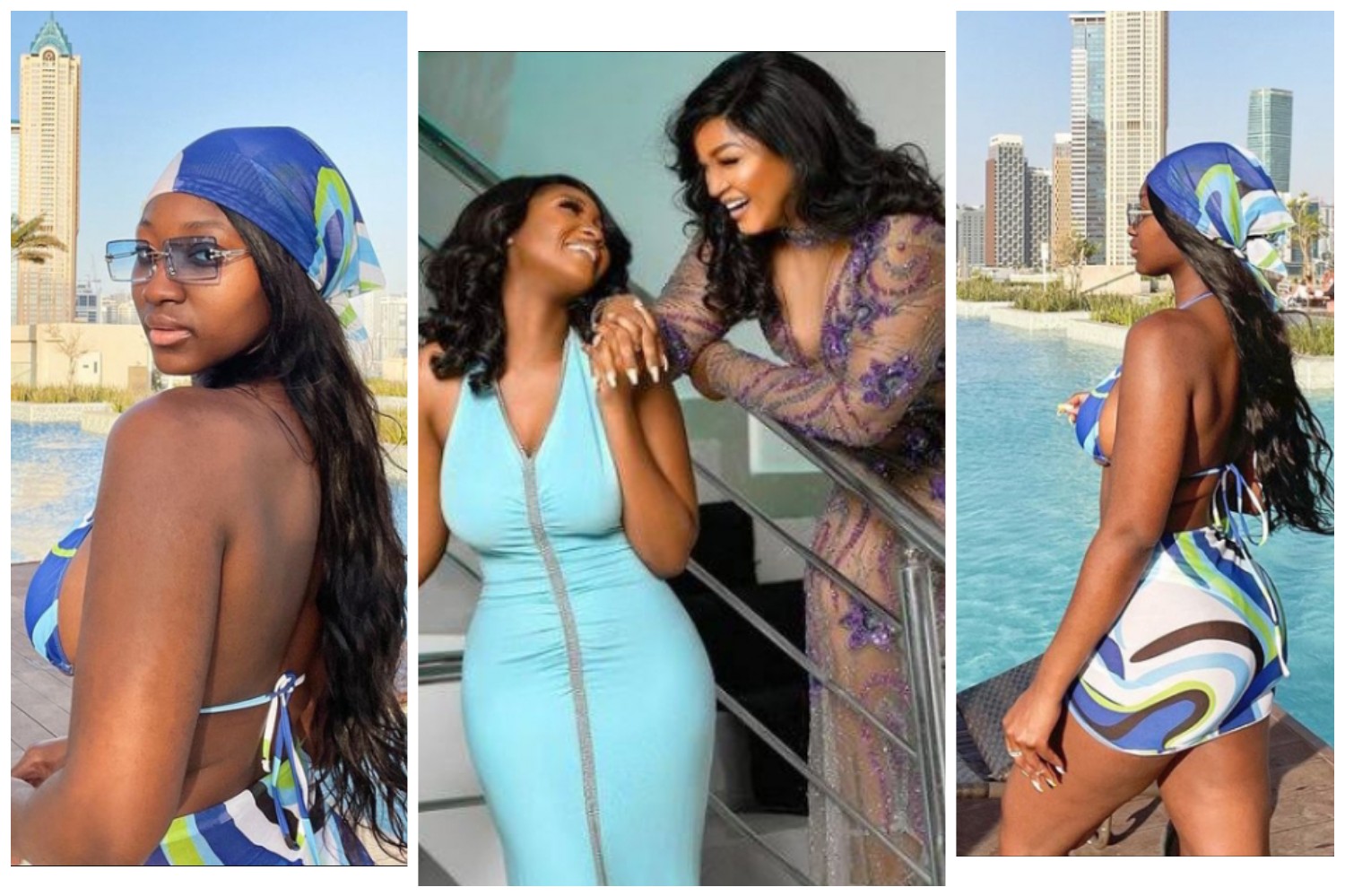 Omotola Jalade's Daughter