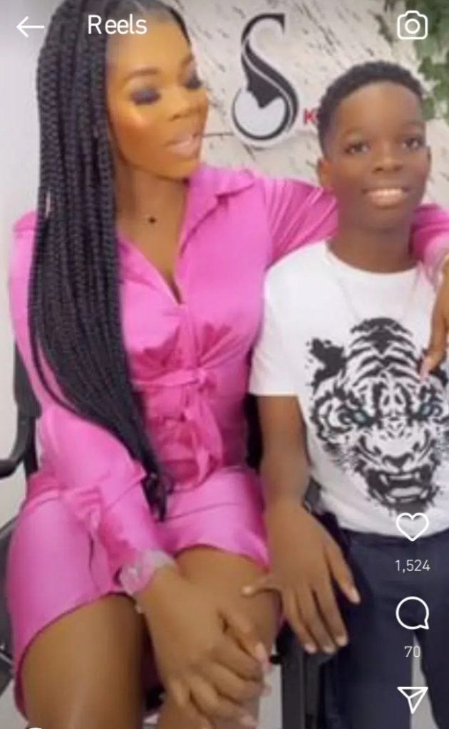 Sola Ogudugu, the mother of award winning singer, Wizkid’s first son, Boluwatife