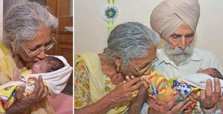 Joy As 70-Year-Old Indian Woman Gives Birth To First Baby After 46 Years Of Barrenness