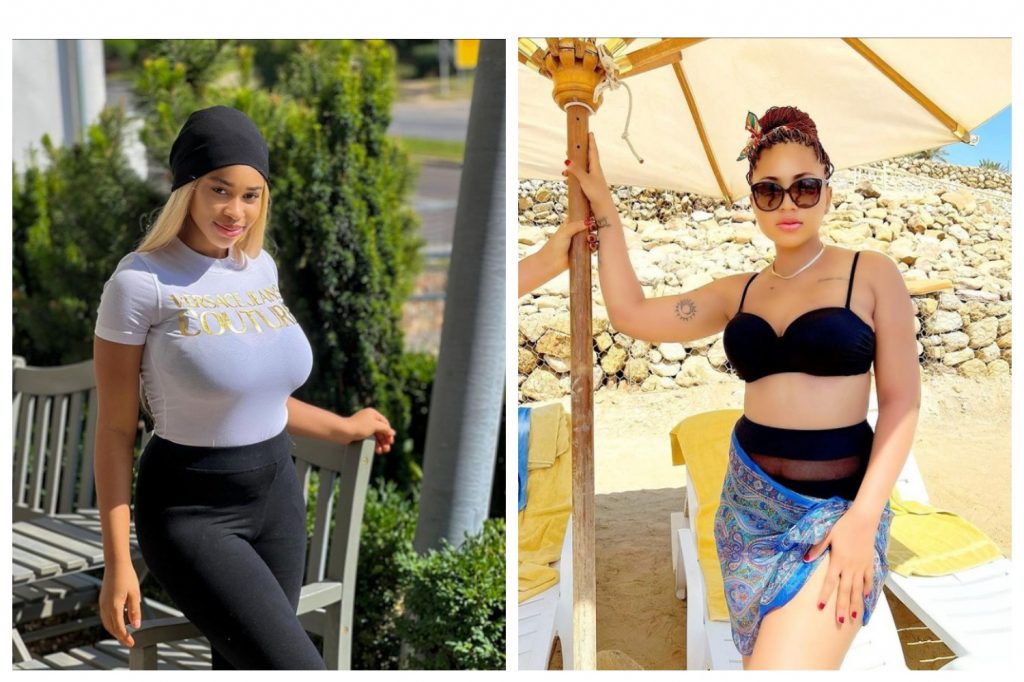 Regina Daniels and Yetunde Barnabas