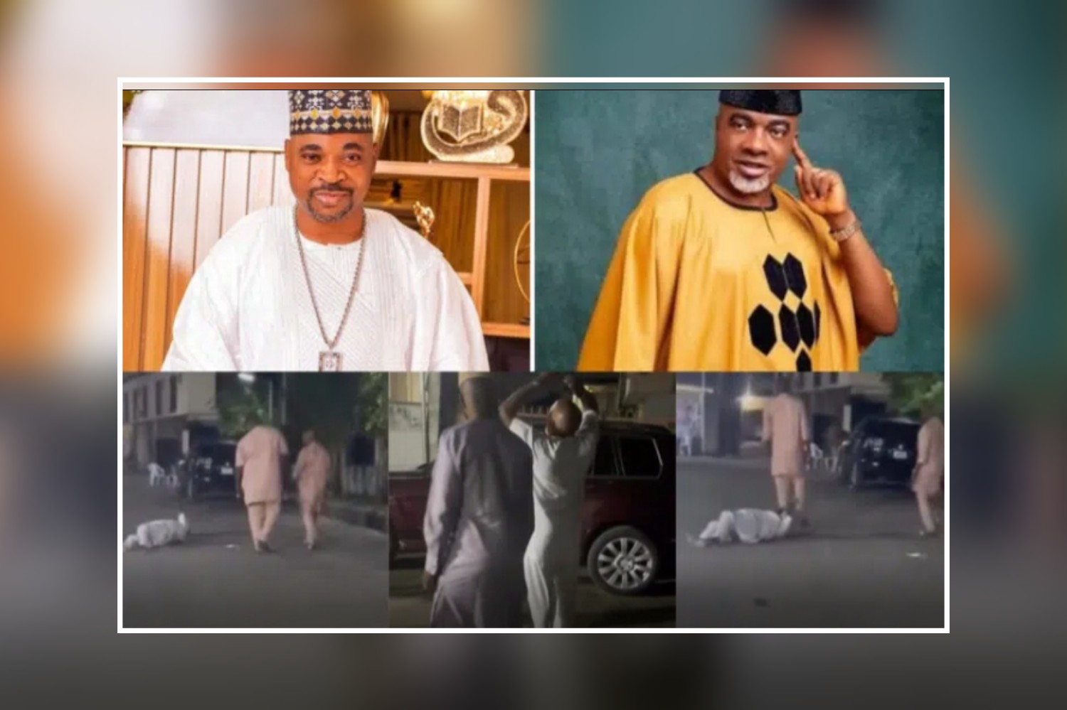 Actor Olaiya Igwe prostrates in appreciation as MC Oluomo surprises him with a Benz