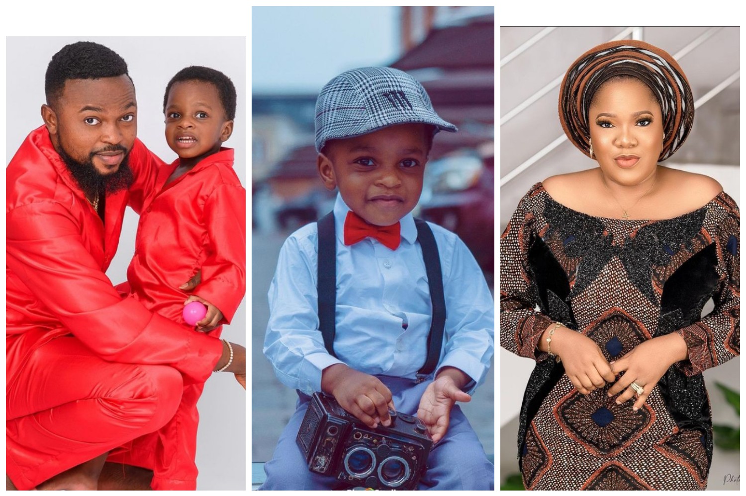 Prayers rains on Toyin Abraham’s son as he clock 3 today