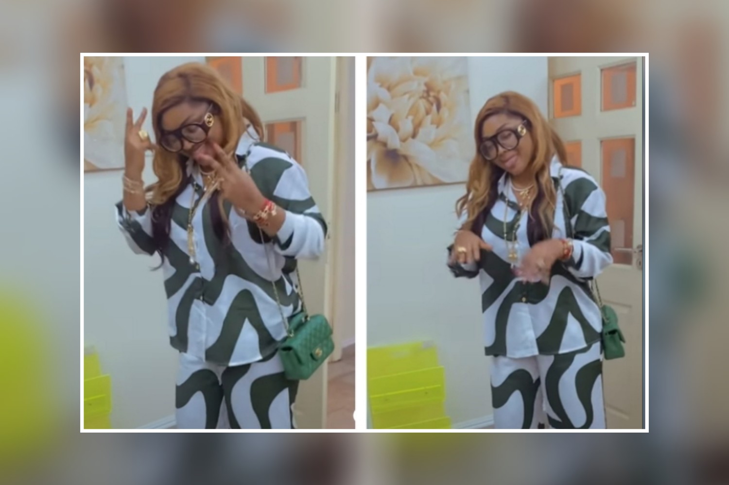 Rich Aunties No Dey Dance Gragragra Dance - Mercy Aigbe Shows Off Her Poor Dance Skills