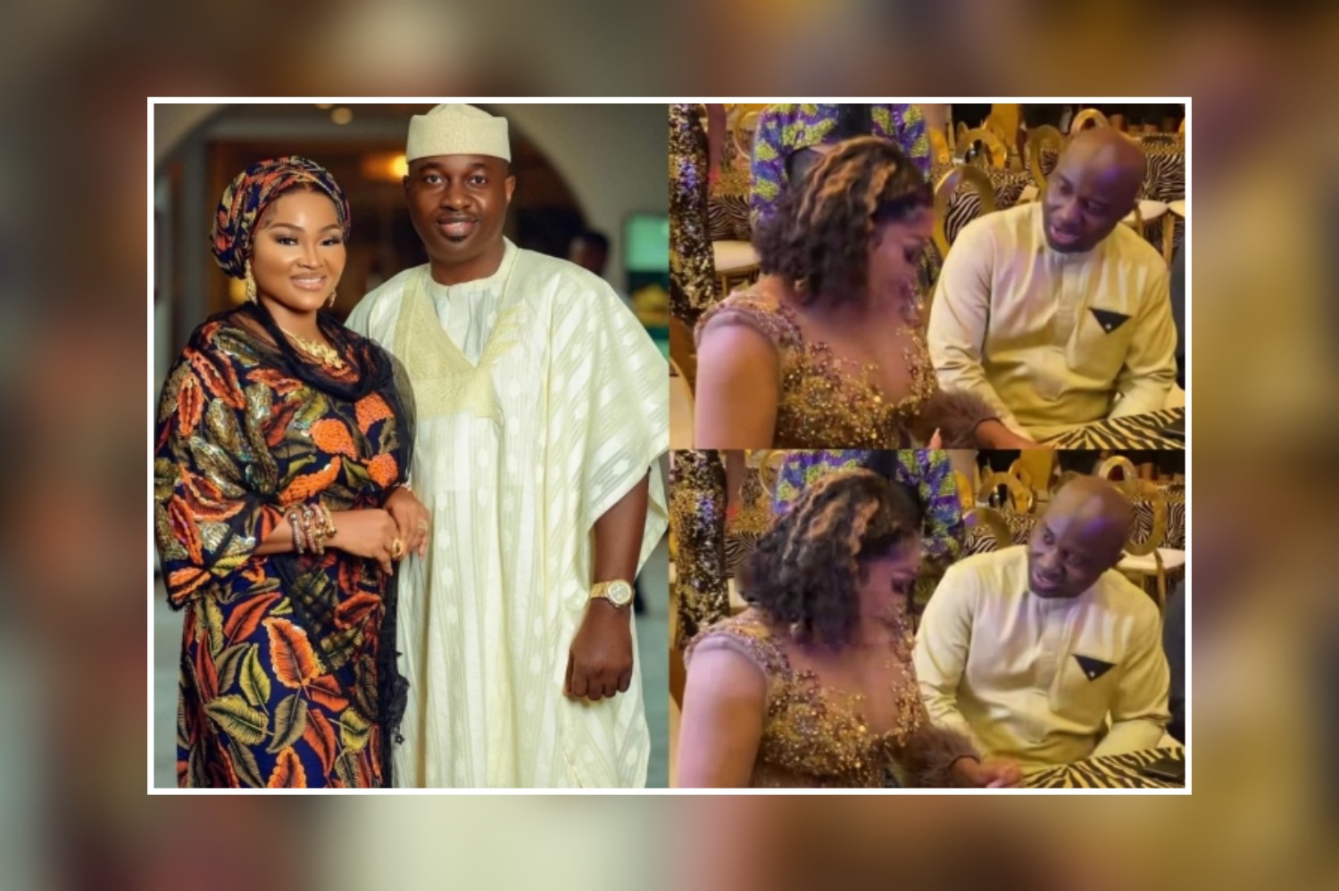 Kwam1’s 50years on stage: Kazim Adeoti queries wife, Mercy Aigbe’s outfit (Video)