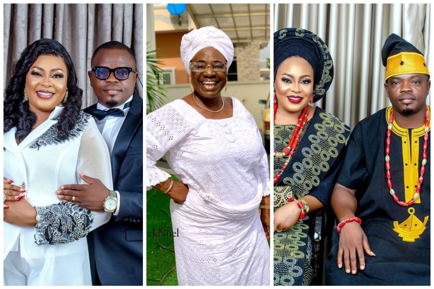 Meet Abiodun, The Son of Nollywood Actress, Mama Rainbow Who is the Husband of Sola Kosoko (Photos)