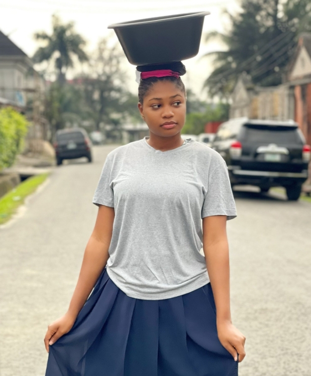 Reactions As Comic Skit Maker, Soso Shares Stunning Photos Of Herself On Twitter