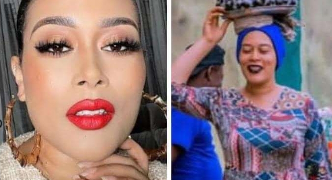 Reactions As Nollywood Actress, Adunni Ade Hawks Walnut On The Street