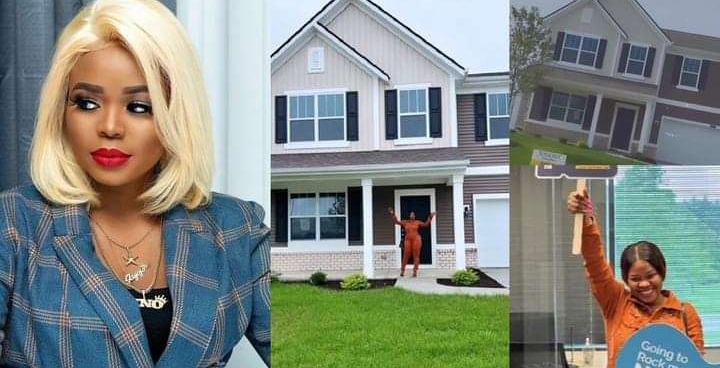 Actress, Tosin Shokoya acquires multimillion naira mansion in the United States