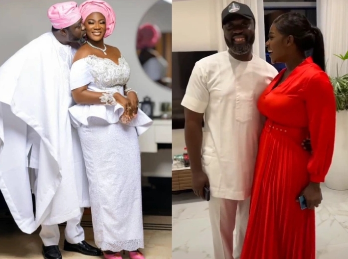 My sweet love portion" - Mercy Johnson's husband, Prince Okojie gushes over his wife