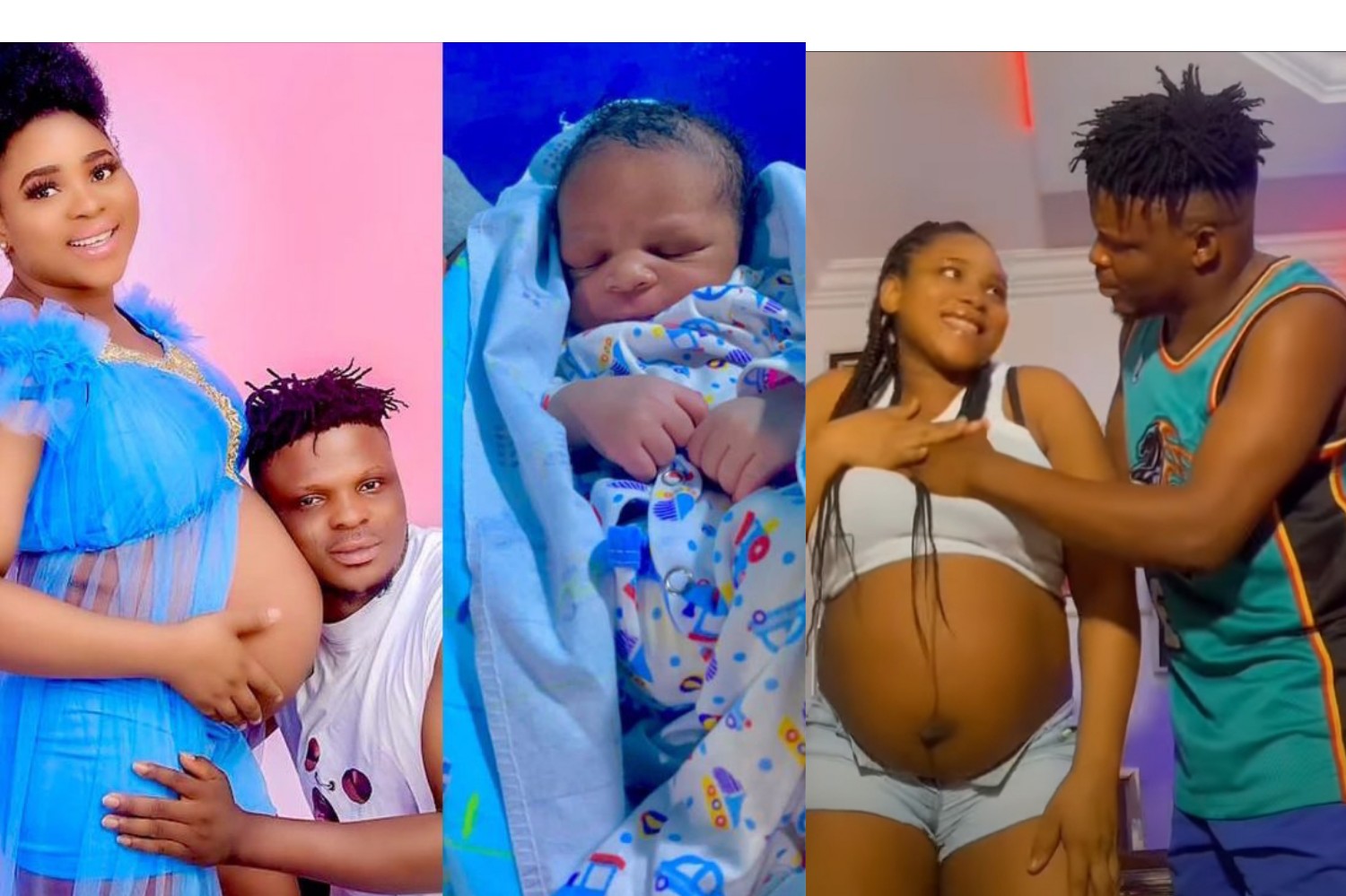 Skitmaker Ijoba Lande and his wife welcomes baby boy (video)