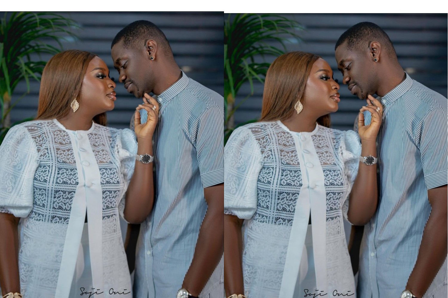 “My baby, my strength”- Actor Lateef Adedimeji says as he flaunts his beautiful wife, Mo Bimpe