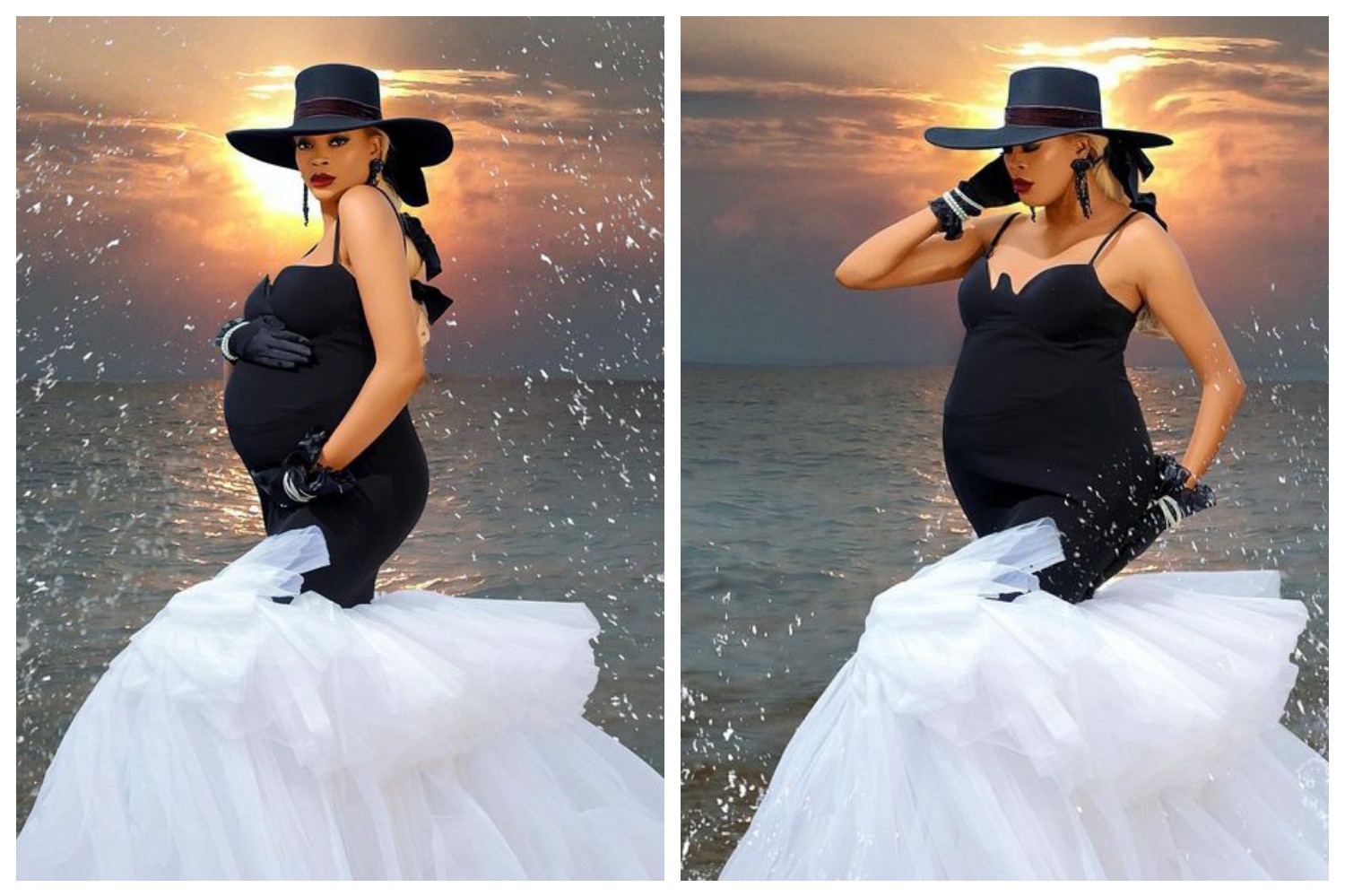 Skitmaker Kiekie wows fans with stunning maternity shoot (Photos)