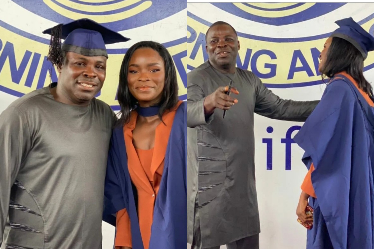 “Always Proud To Be Called Your Father” Yoruba Actor, Muyideen Oladapo ‘Lala’ Celebrates His Beautiful Daughter As She Graduates From Obafemi Awolowo University (photos)