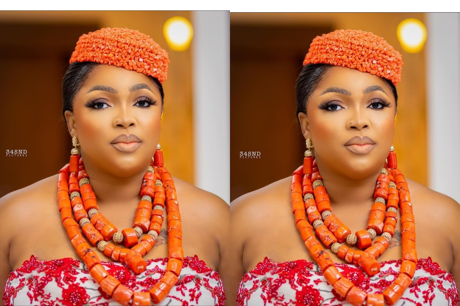 Actress Kemi Afolabi stirs reactions with her new lovely outfit.