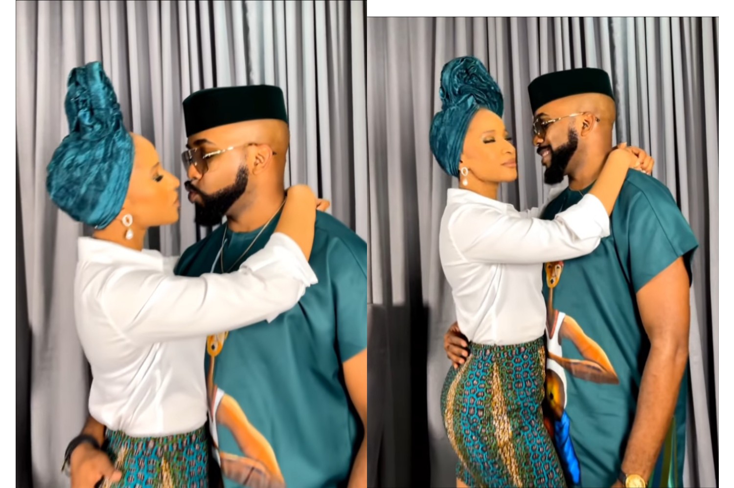 “A sight to behold” Fans gush as Adesua Etomi shares new loved-up photos with Banky W