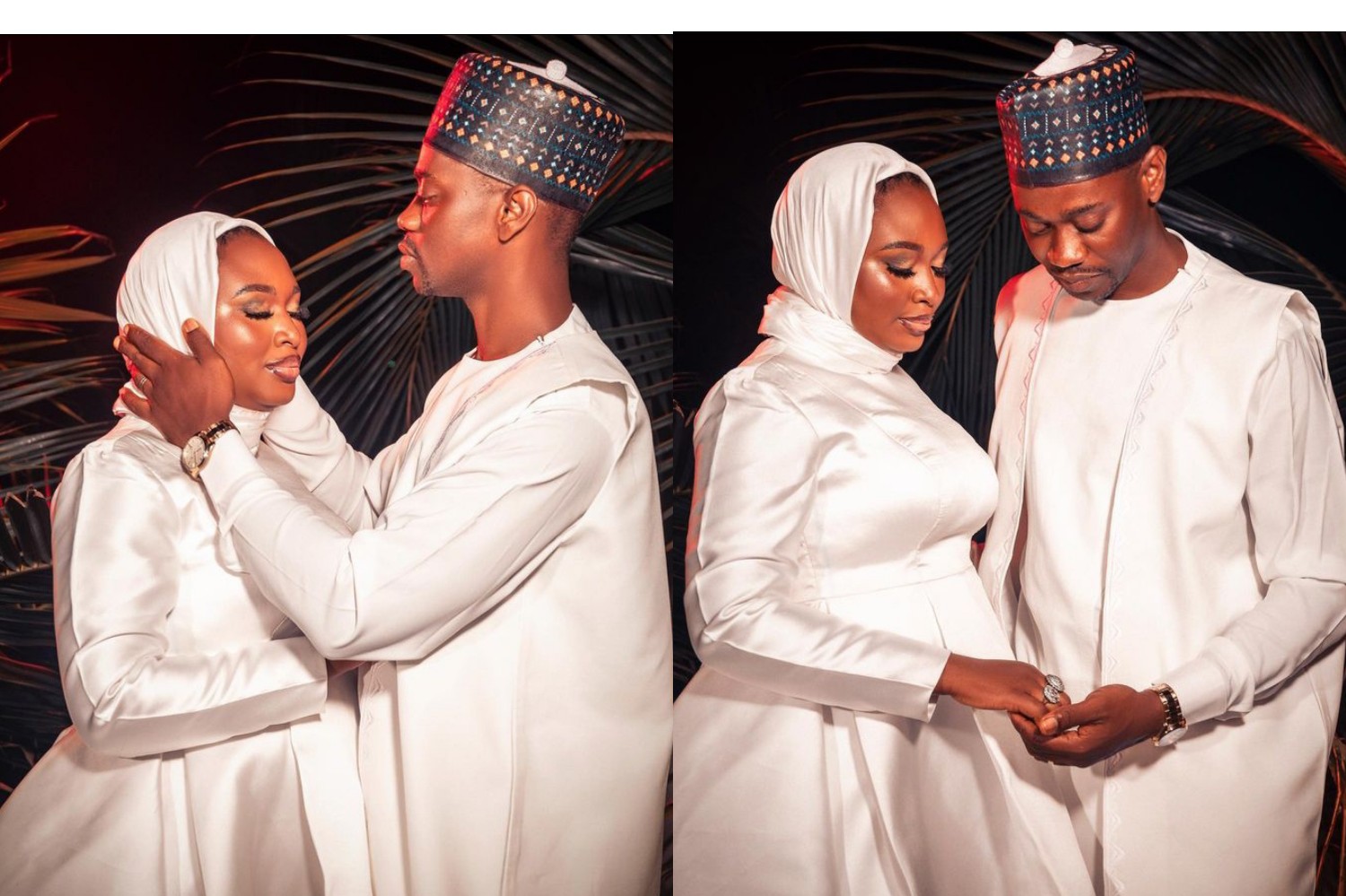 Congratulations pour in as Mo Bimpe announces she is expecting twins with Lateef Adedimeji