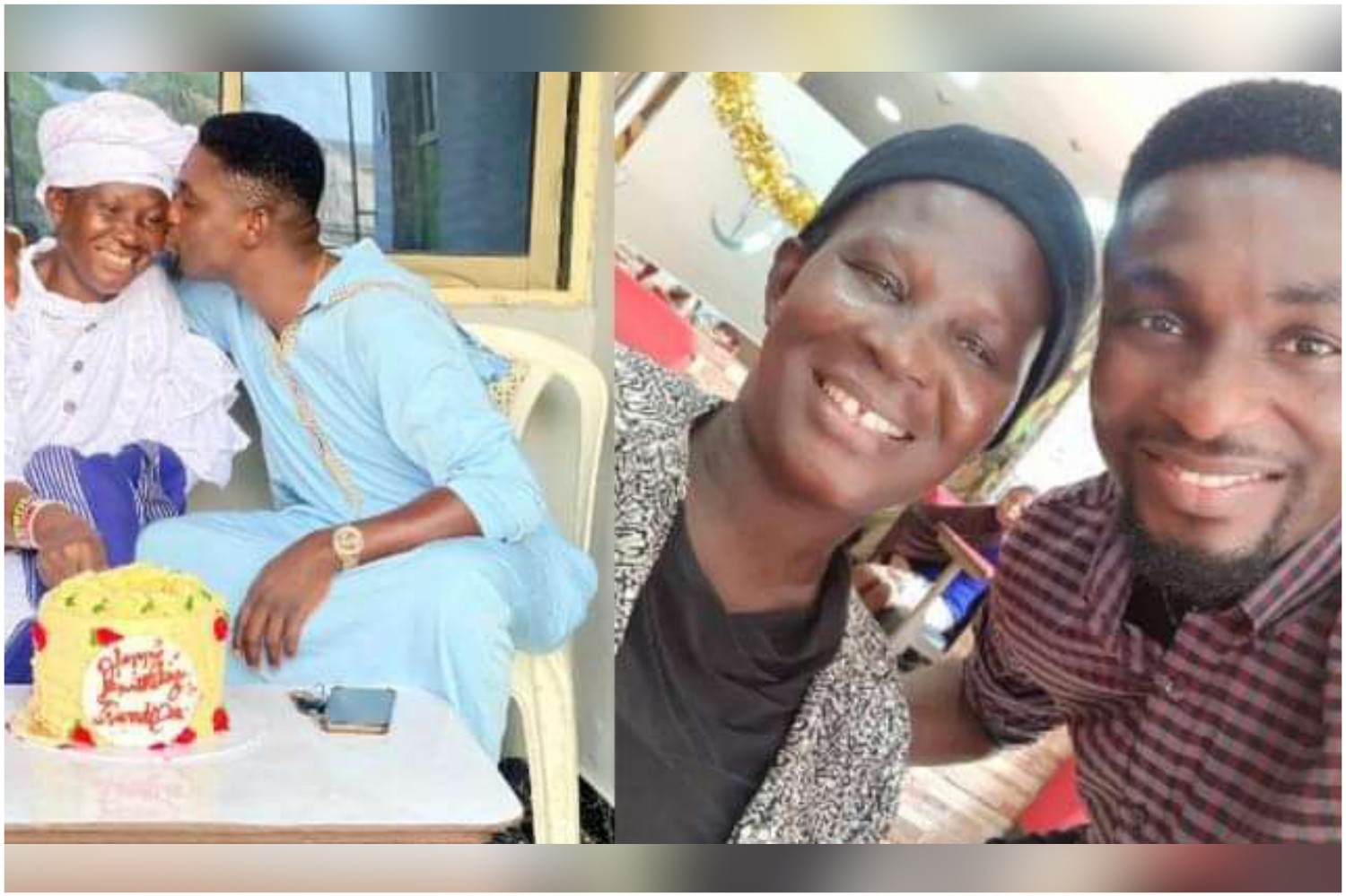 Nollywood Actor, Adeniyi Johnson Celebrates His Mum’s Birthday In Grand Style