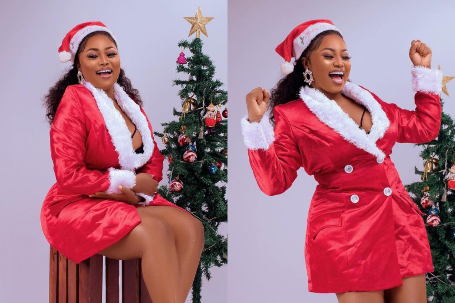 Actress Bakare Zainab gets dragged for her racy Christmas photos