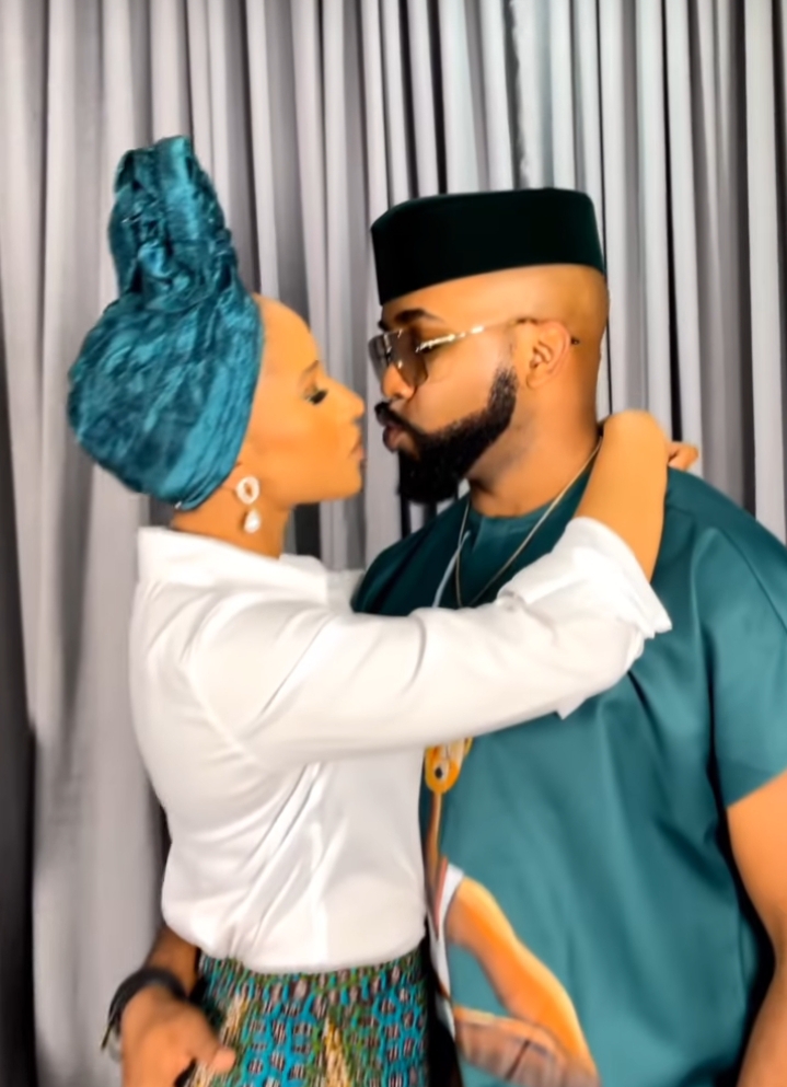 “A sight to behold” Fans gush as Adesua Etomi shares new loved-up photos with Banky W