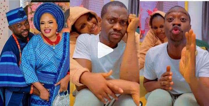 “Kolawole Okomi Olowori Mi” – Actor Lateef Adedimeji and Mo Bimpe Laugh at Toyin Abraham New Nickname (Video)