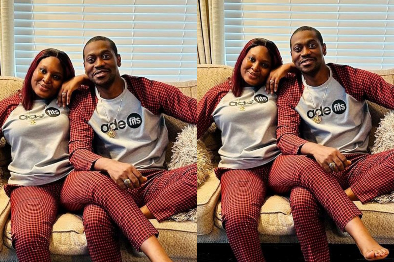 “May This Year Be Filled With New Adventure and New Fortune” – Lateef Adedimeji Says As He Celebrate New Year With Wife