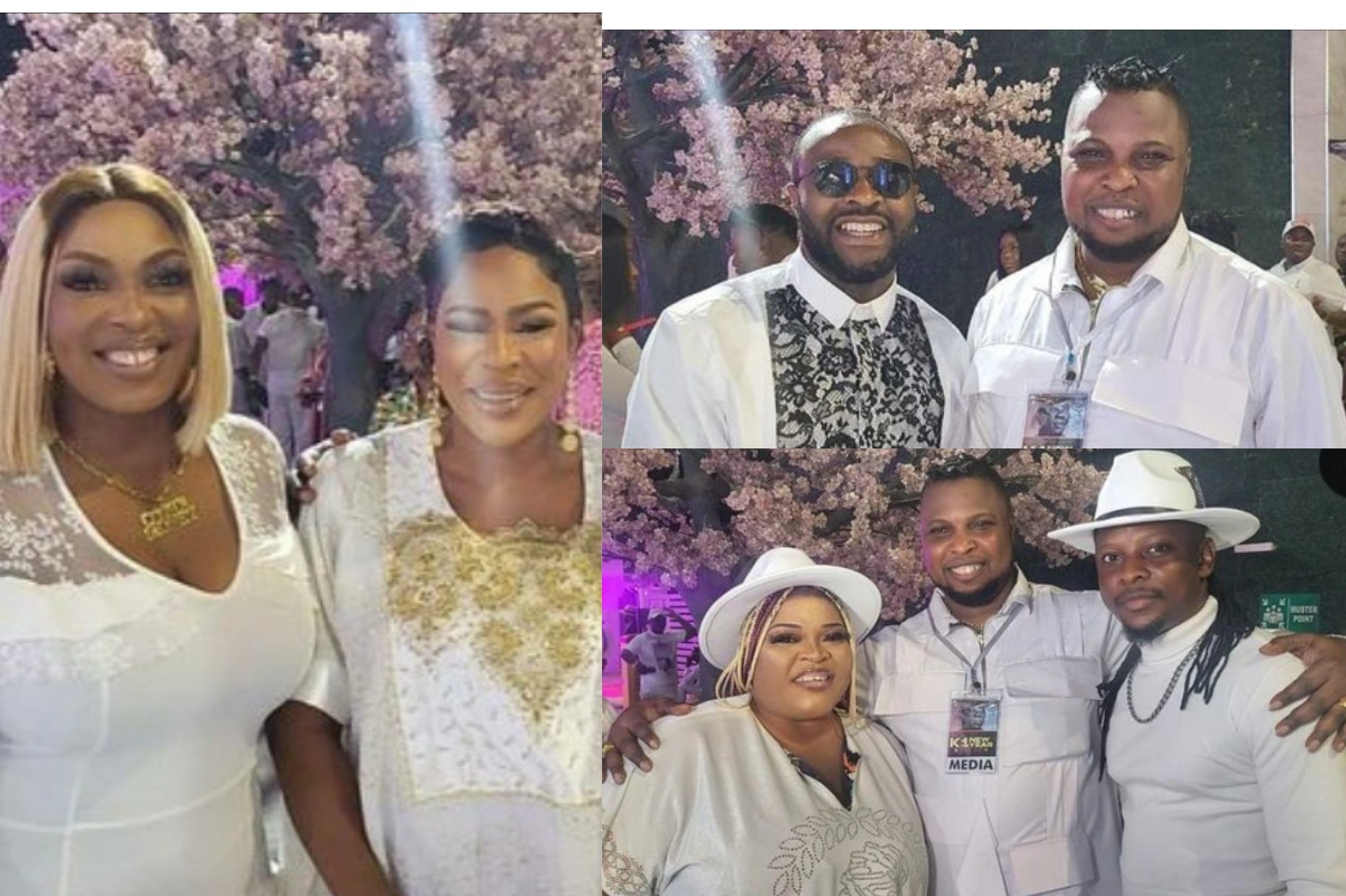 Photos Of Femi Adebayo, Faithia Balogun, Aisha Lawal, Others At Kwam 1's All-white New Year Party